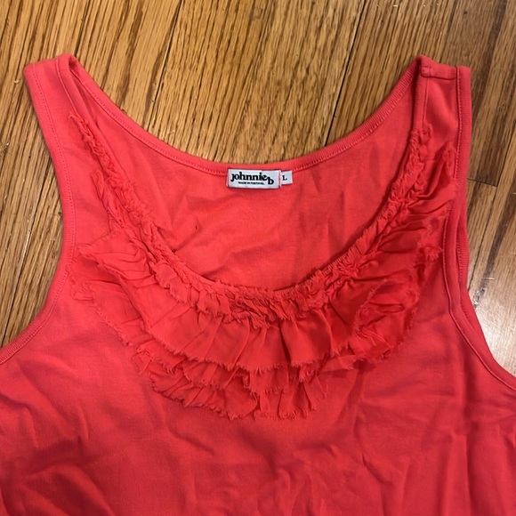 Lot of 2 Johnnie B Boden tank top Blue Large L - Picture 5 of 6